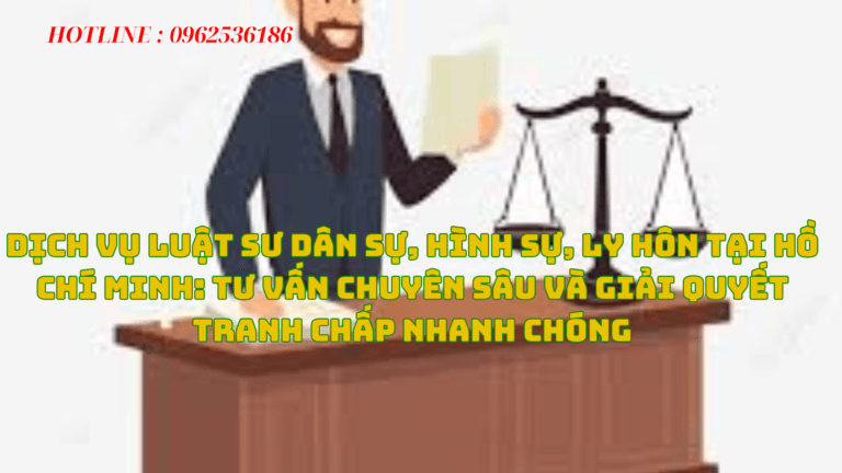 Dịch Vụ Luật Sư Dân Sự, Hình Sự, Ly Hôn tại Hồ Chí Minh: Tư Vấn Chuyên Sâu và Giải Quyết Tranh Chấp Nhanh Chóng 1 Luật Hoàng Minh An Dịch Vụ Luật Sư Dân Sự, Hình Sự, Ly Hôn tại Hồ Chí Minh: Tư Vấn Chuyên Sâu và Giải Quyết Tranh Chấp Nhanh Chóng Luật Hoàng Minh An