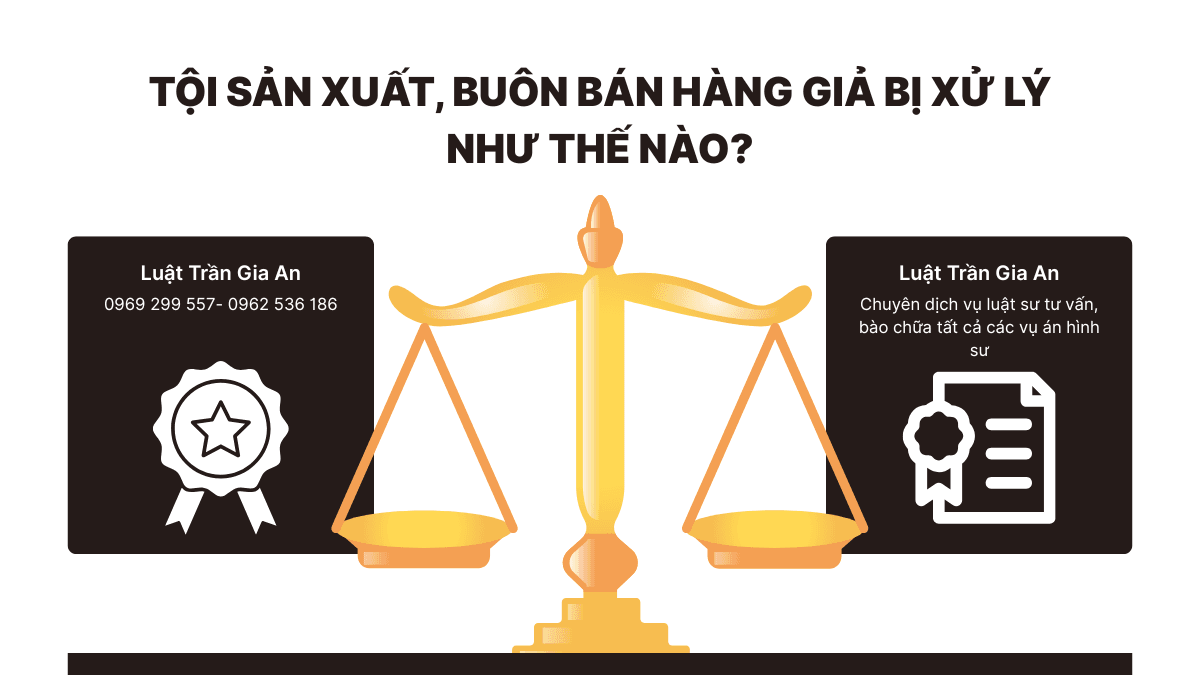TỘI SẢN XUẤT, BUÔN BÁN HÀNG GIẢ BỊ XỬ LÝ NHƯ THẾ NÀO?