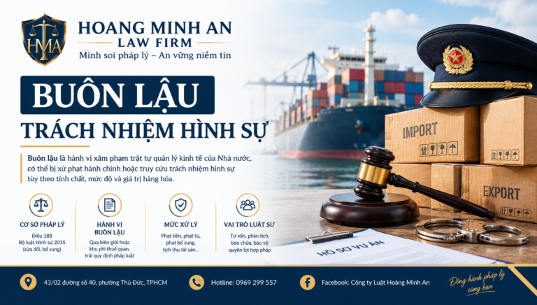 BUÔN LẬU – TRÁCH NHIỆM HÌNH SỰ 1 Luật Hoàng Minh An BUÔN LẬU – TRÁCH NHIỆM HÌNH SỰ Luật Hoàng Minh An
